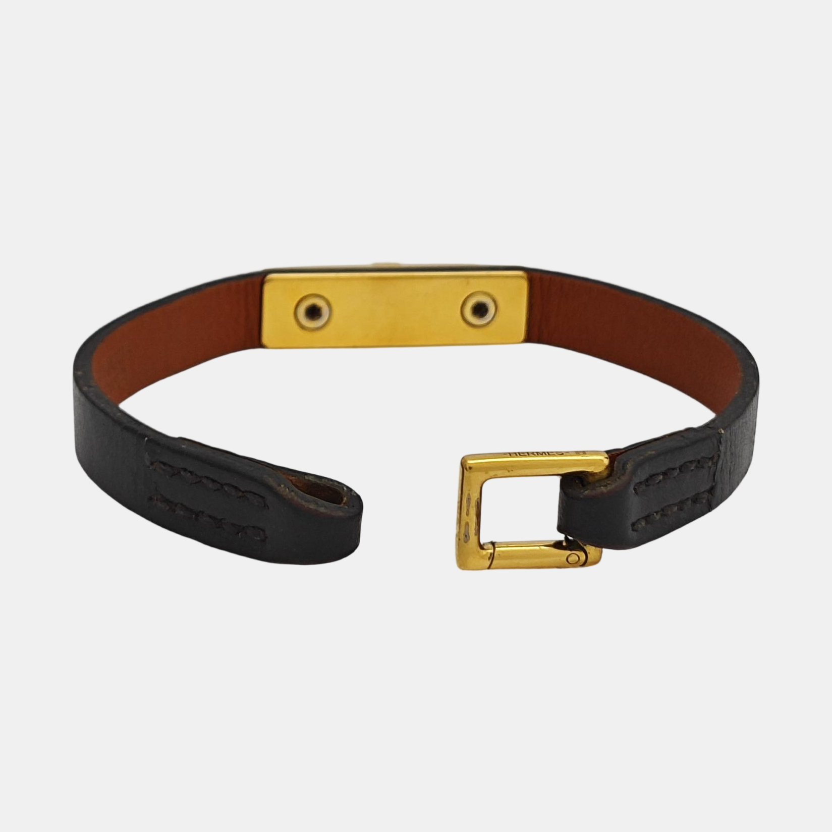 Micro Kelly Metal Black Bangle