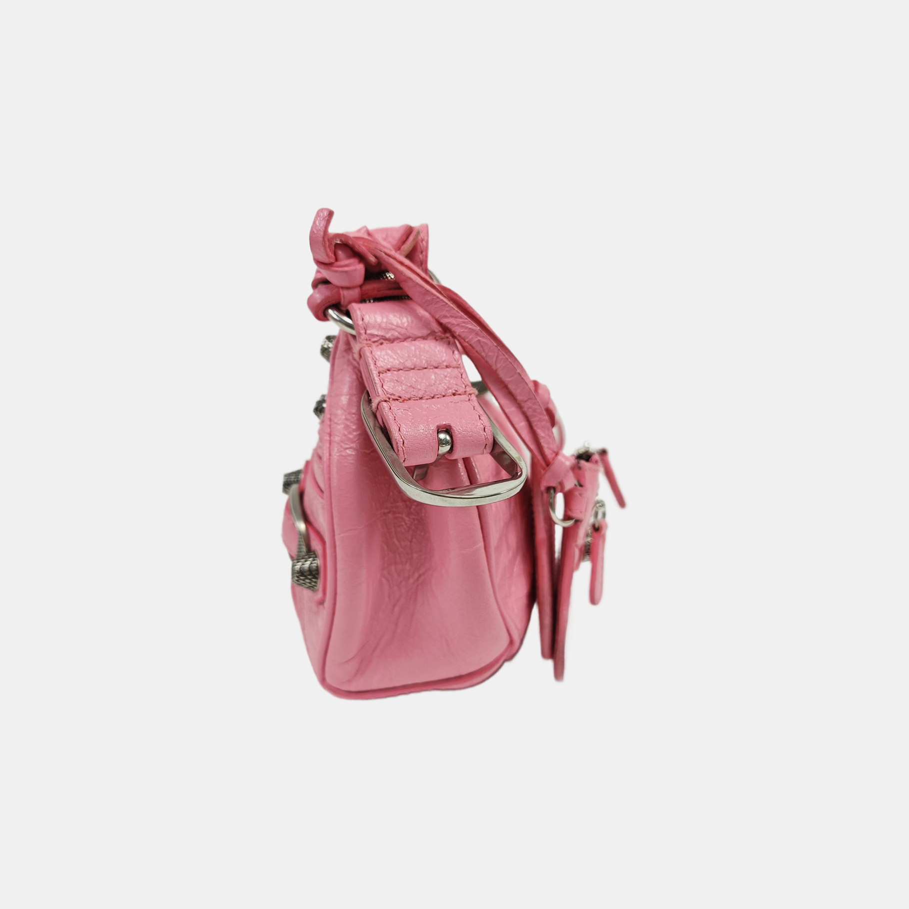 Le Cagole Mini Lambskin Red
