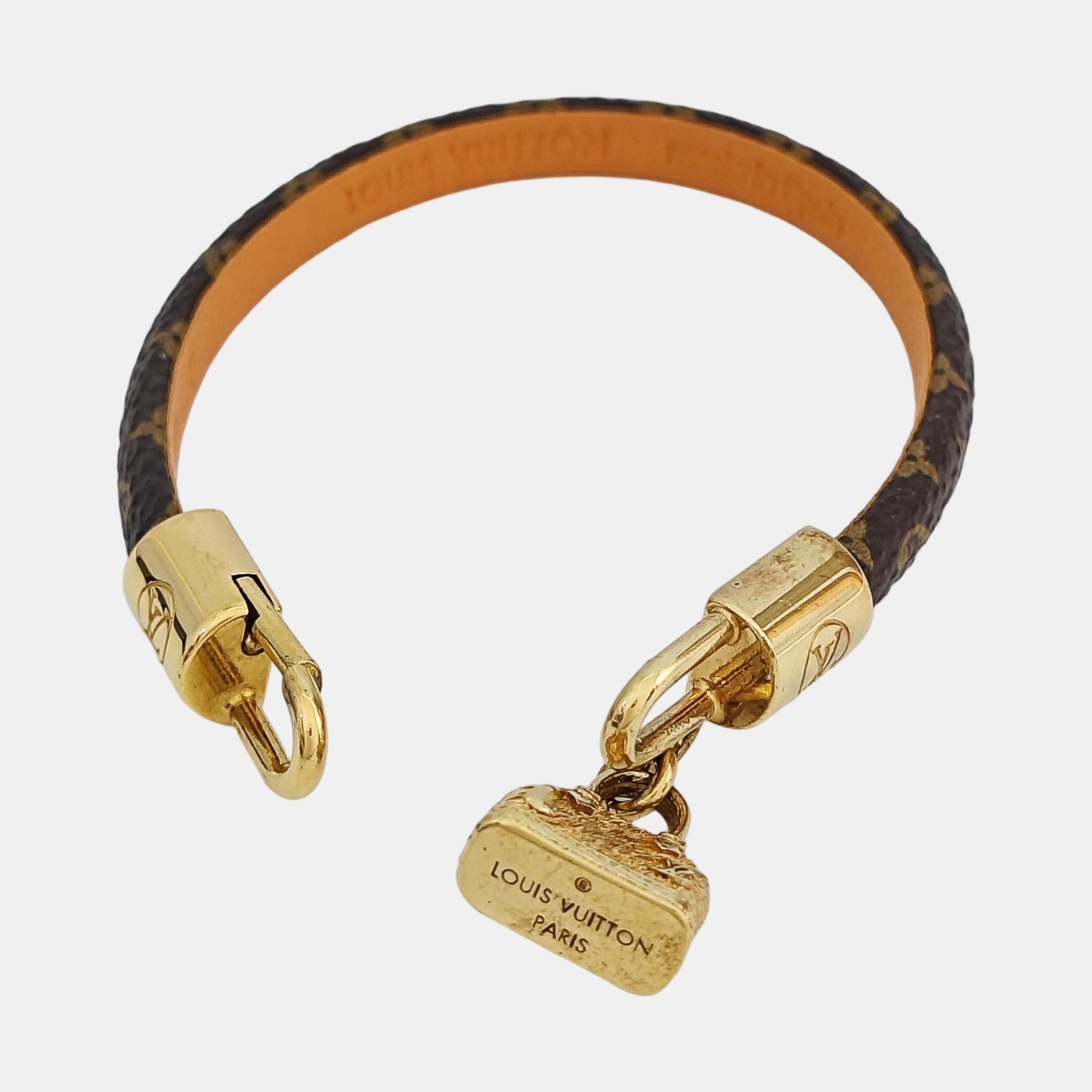 ALMA Leather Brown Bangle