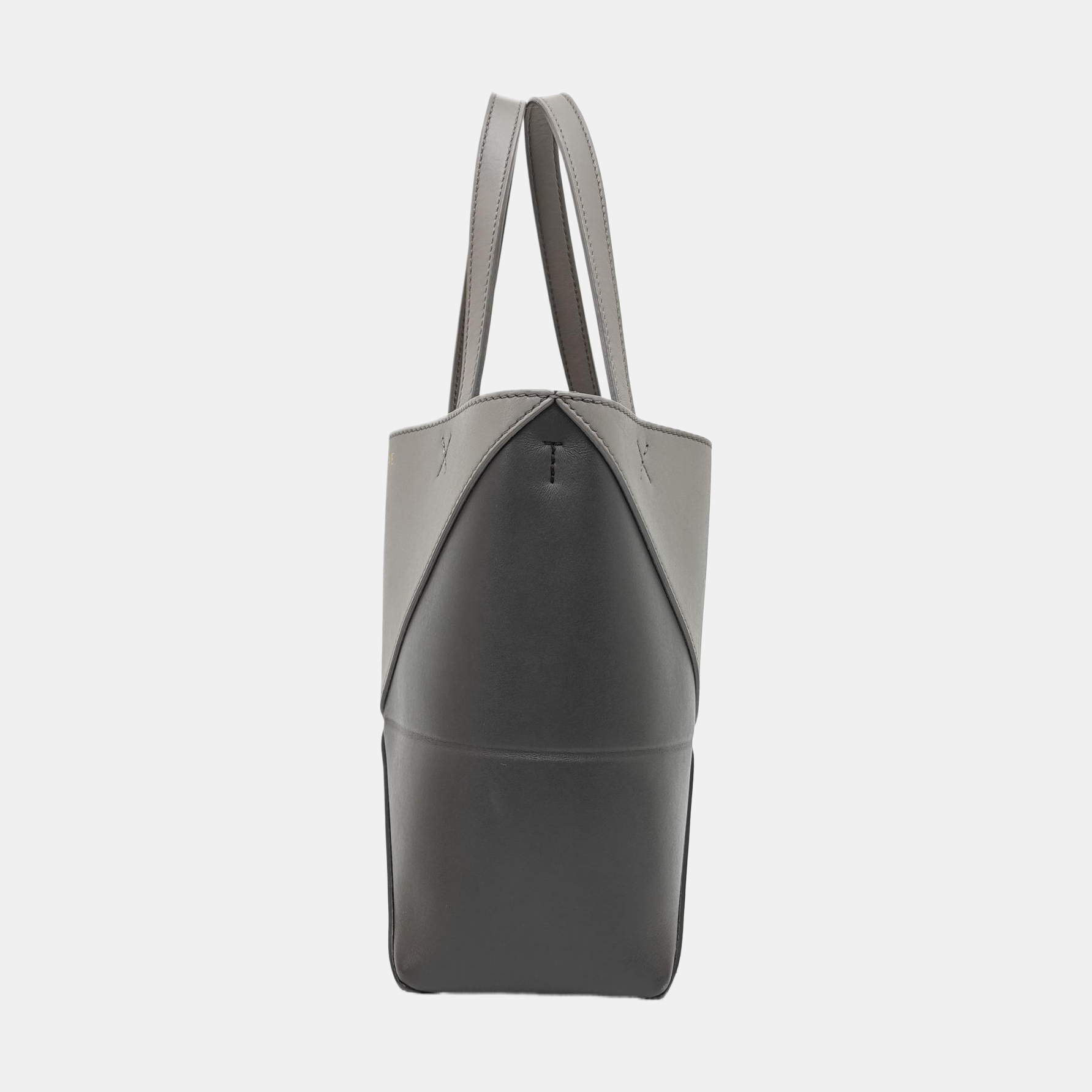 Puzzle Fold Mini Calfskin Gray