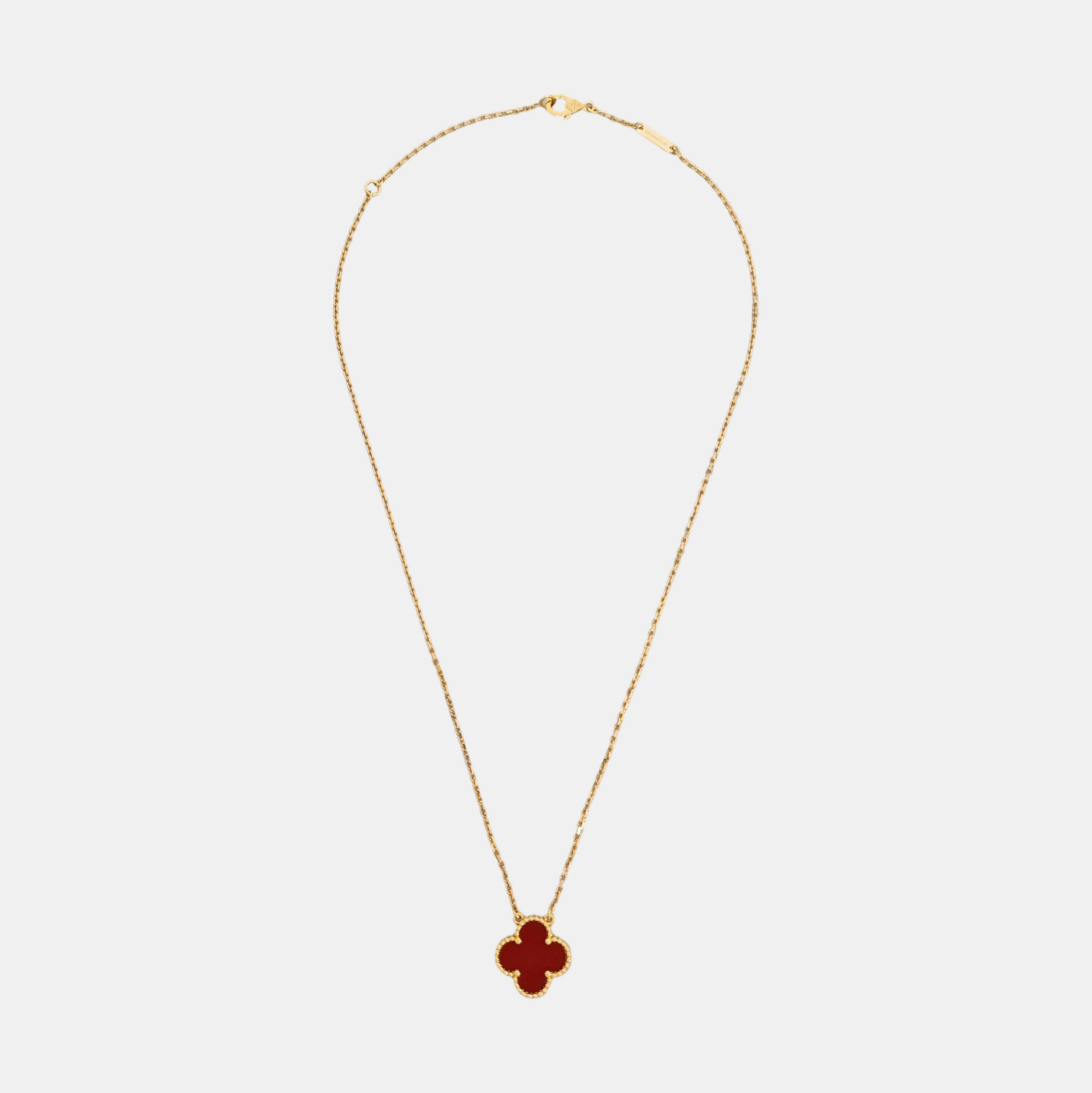 Vintage Alhambra 18k Gold Necklace