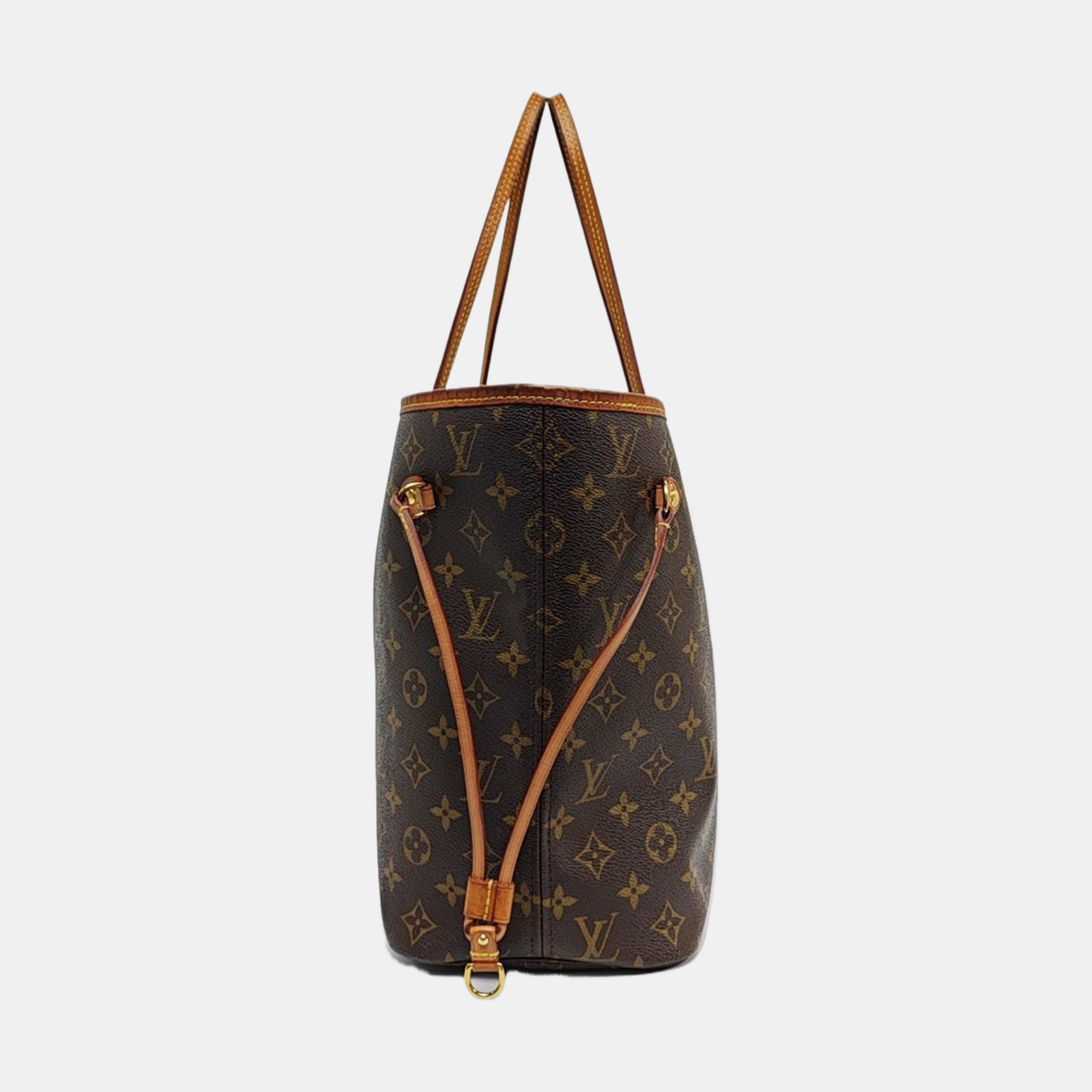 NEVERFULL MM Lona Monogram Revestida Marrón