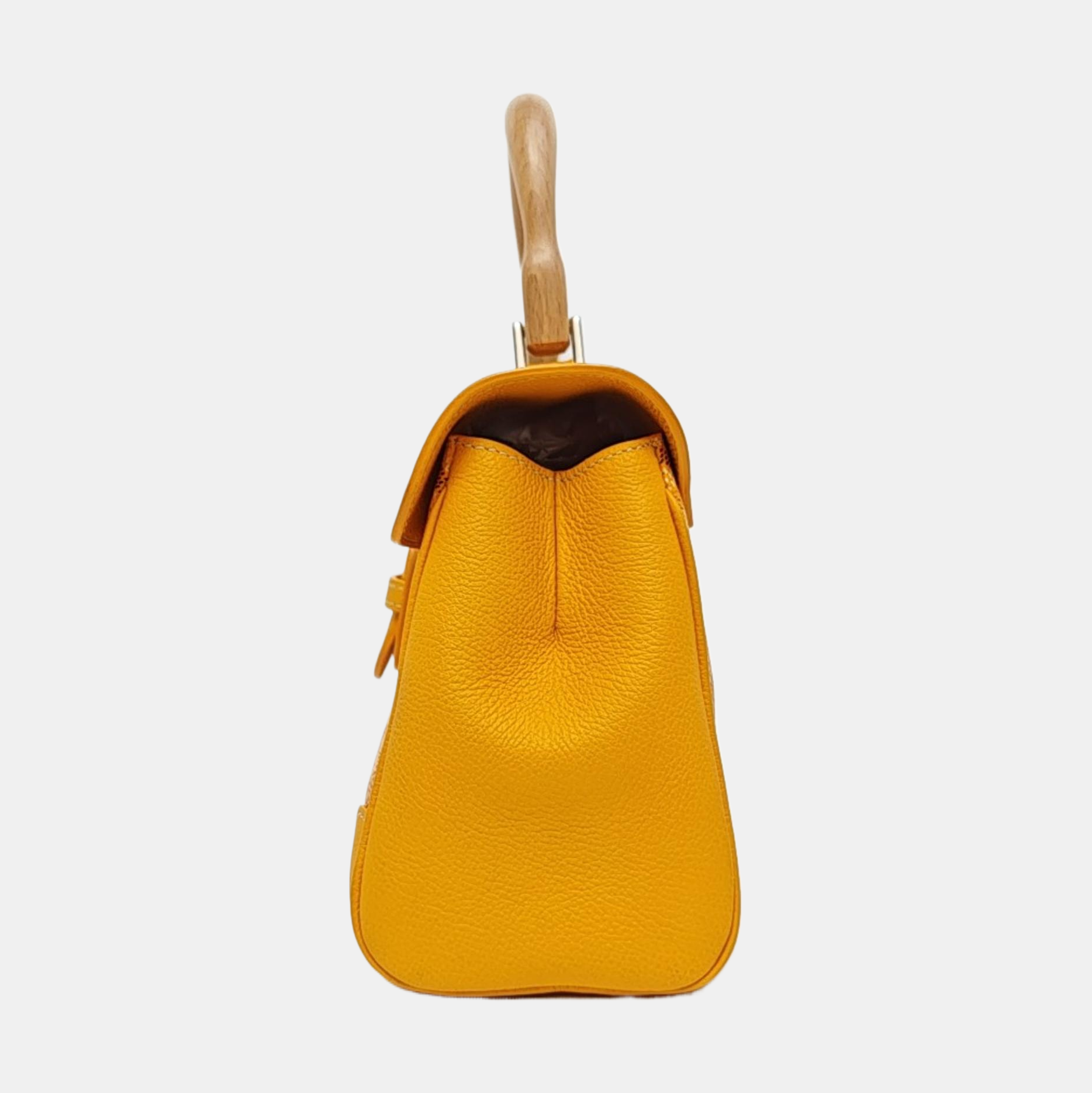 Authenticated pre-owned  Saïgon Mini Coated Canvas Yellow - Shoulder Bag at Looply