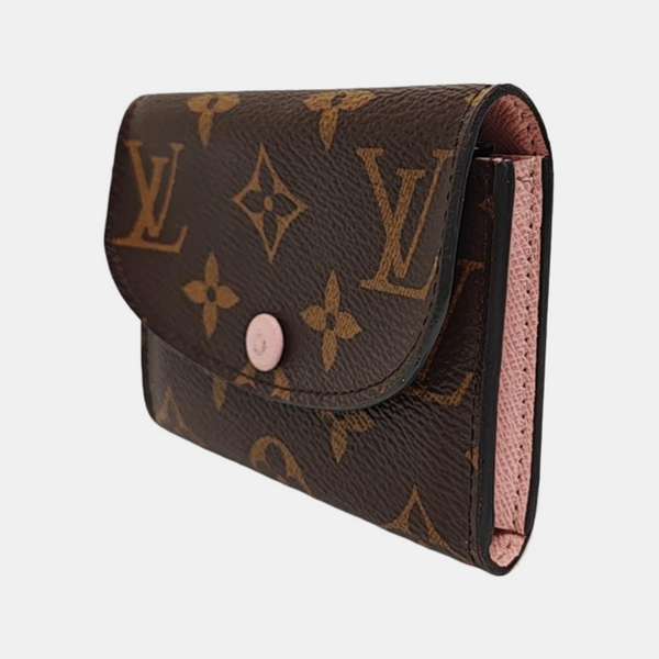 ROSALIE Monogram Coated Canvas Brown Card Holder
