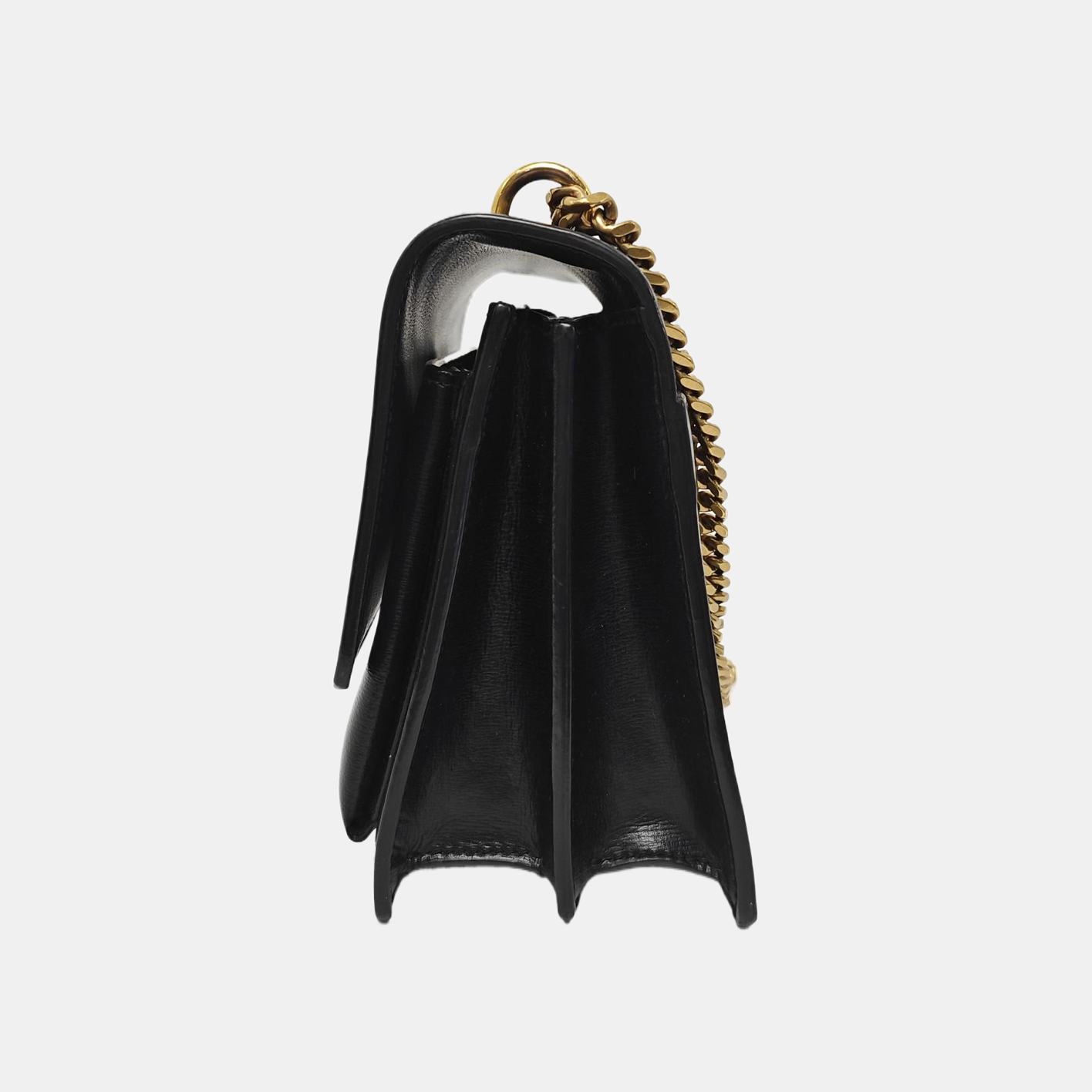 SUNSET Medium Calfskin Black