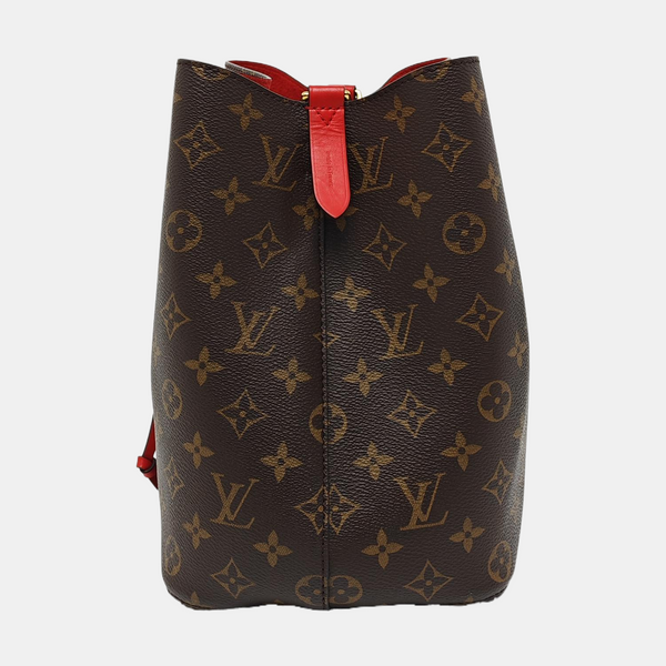 NÉONOÉ MM Monogram Coated Canvas Brown