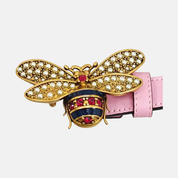 Leather Belt Red