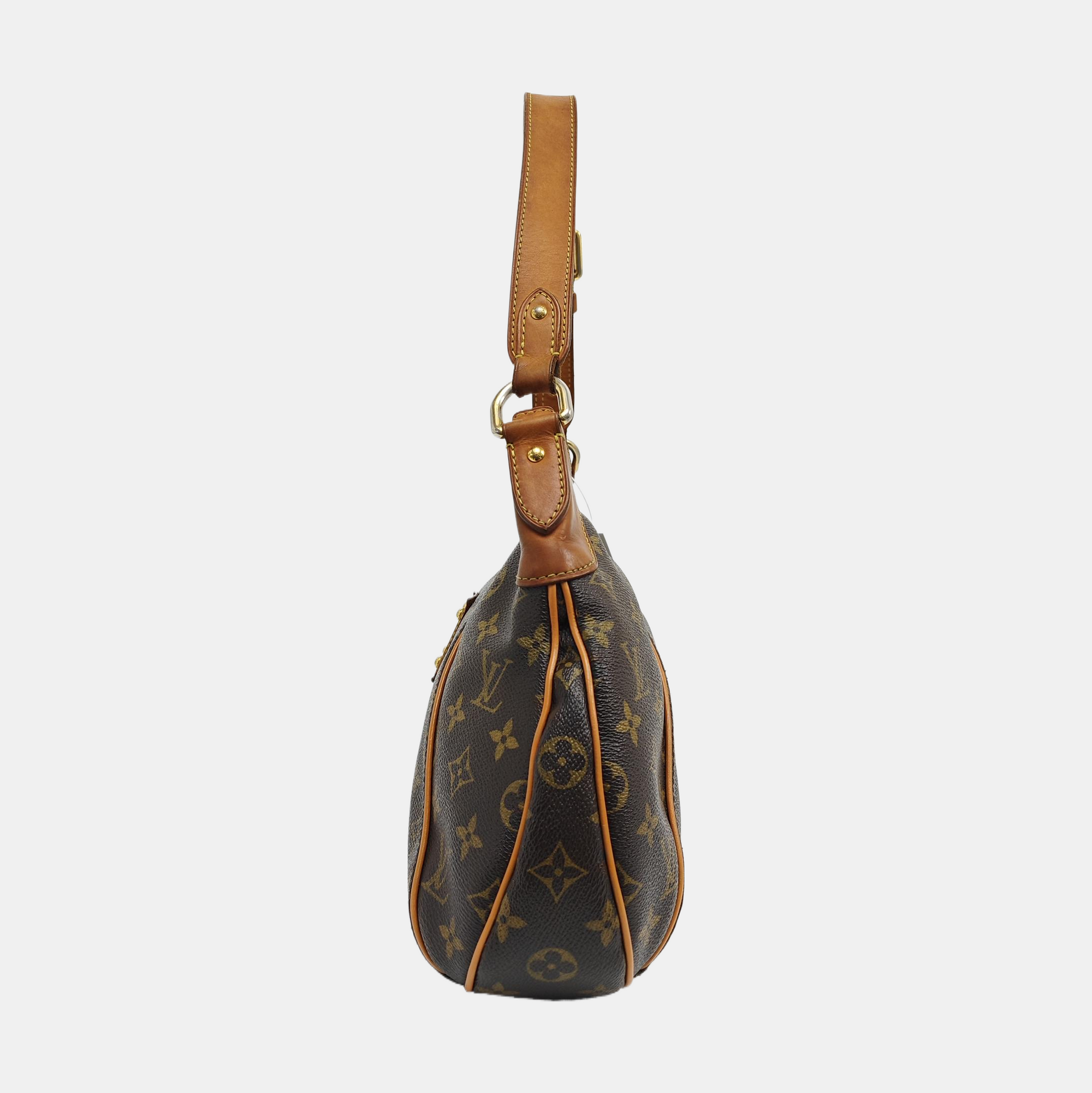VINTAGE THAMES GM Monogram Coated Canvas Brown
