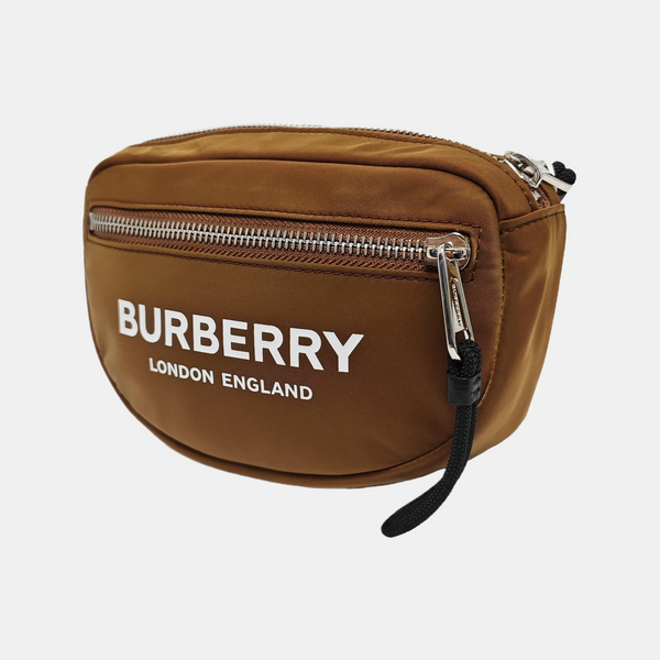 Nylon Belt Bag Small Brown