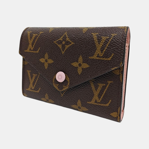 VICTORINE Monogram Coated Canvas Brown Wallet