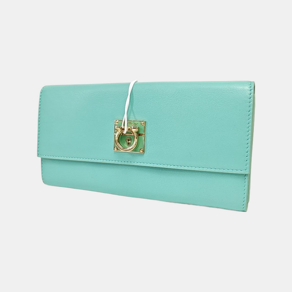 Calfskin Wallet Blue