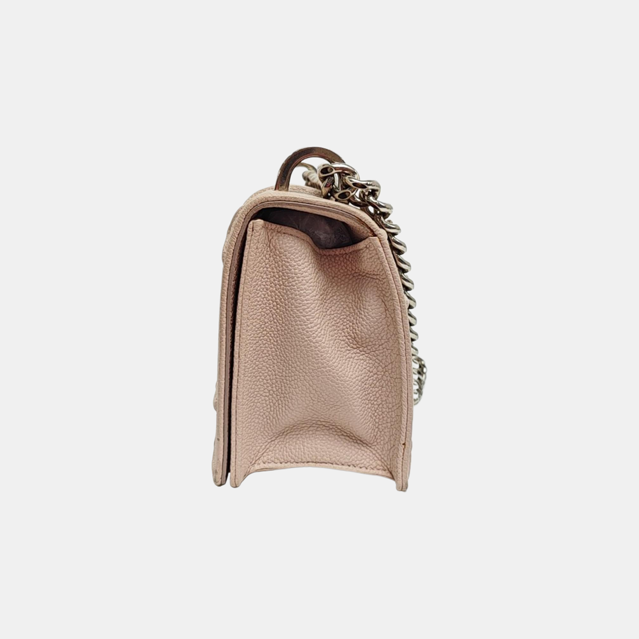 Diorama Small Cannage Calfskin Pink