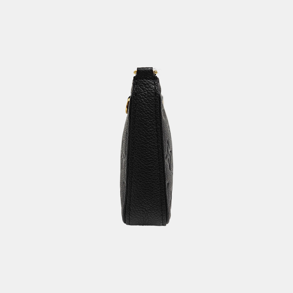 EASY POUCH ON STRAP Monogram Calfskin Black