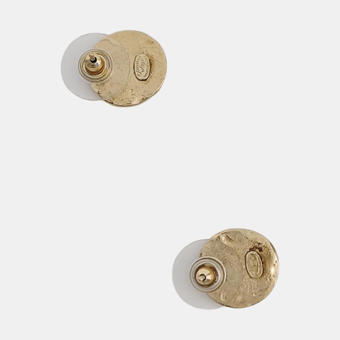 Metal Gold Stud Earrings