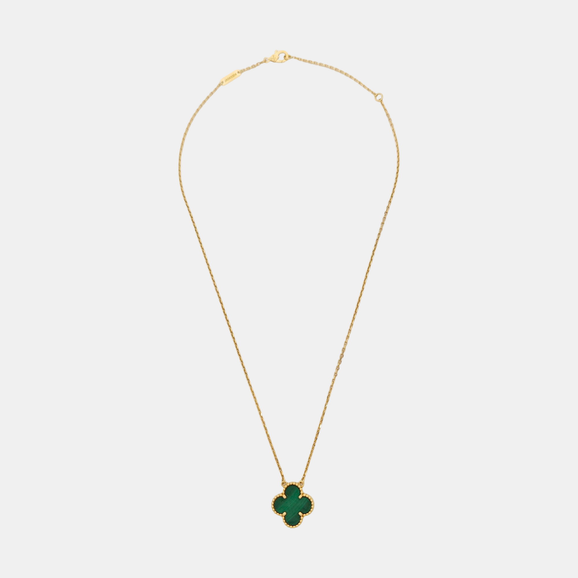 Vintage Alhambra 18k Gold Necklace