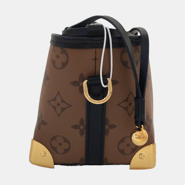 NOÉ PURSE LV CHARMS Monogram Coated Canvas Brown