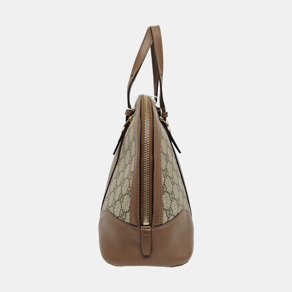 Microguccissima Monogram Coated Canvas Beige