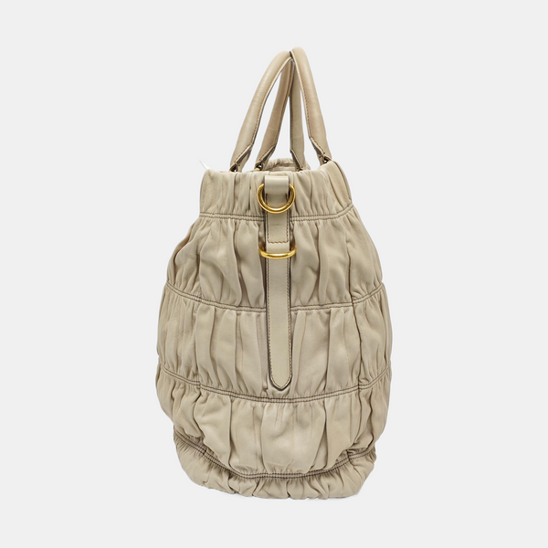 Gaufre Calfskin Beige