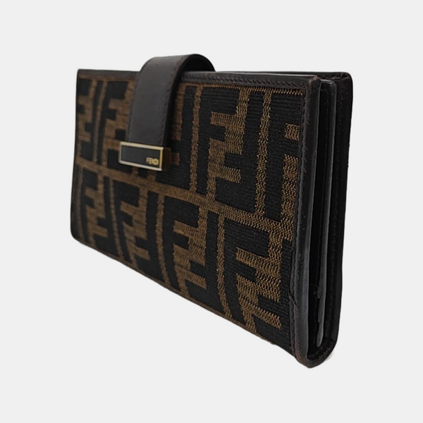 Monogram Canvas Wallet Brown