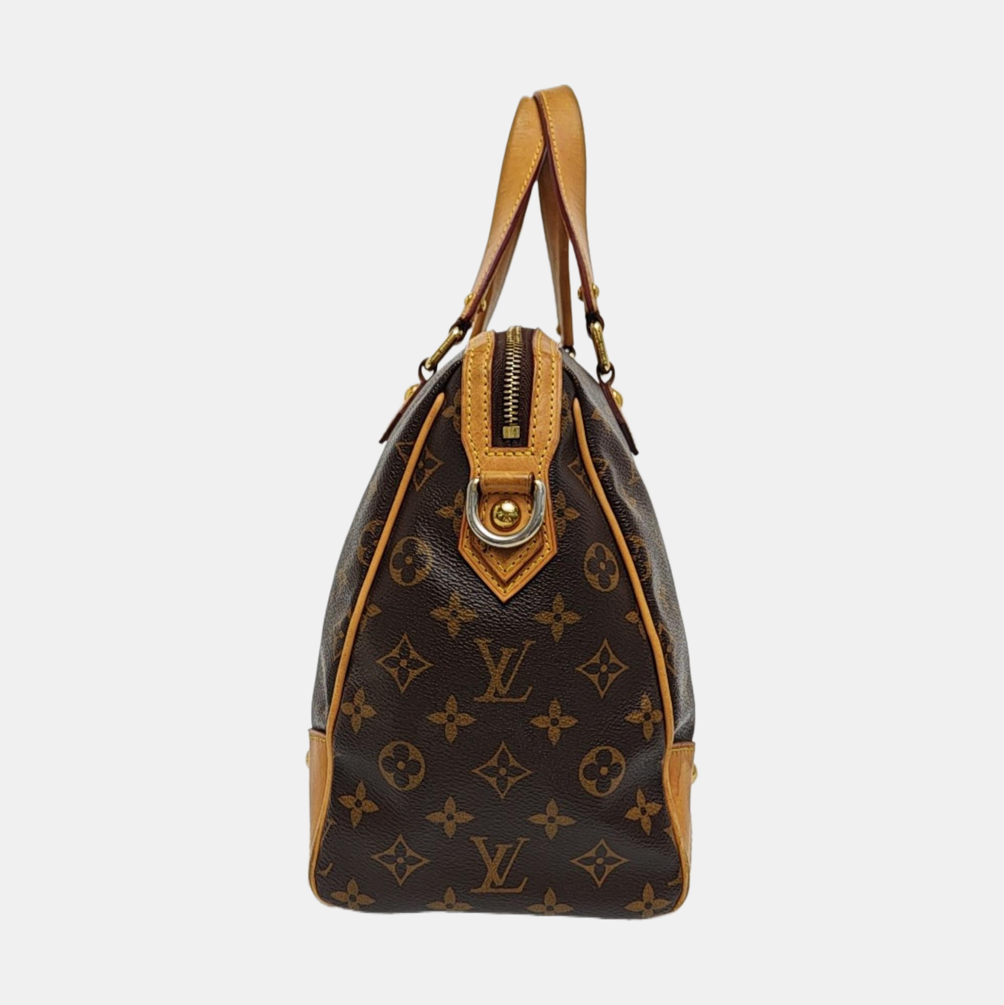 RETIRO NM Monogram Coated Canvas Brown