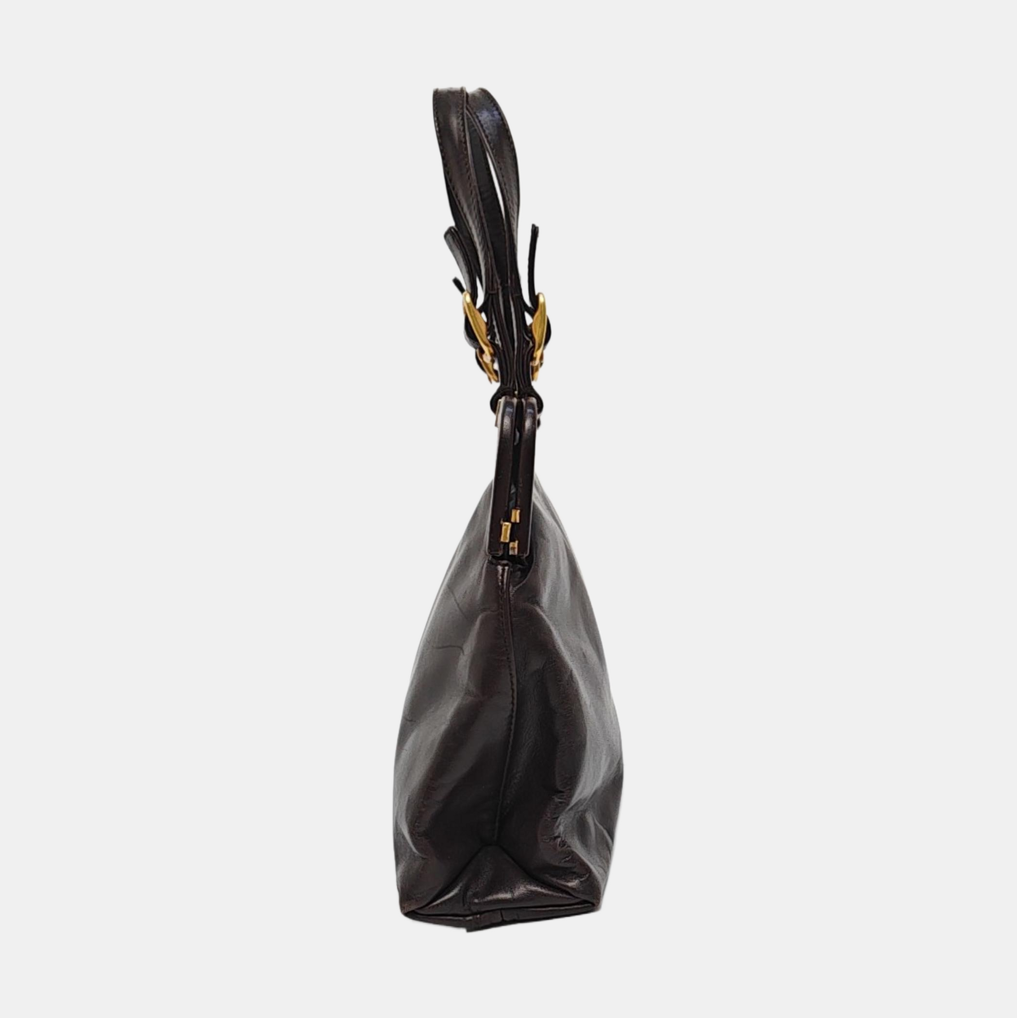 Calfskin Tote Bag Brown