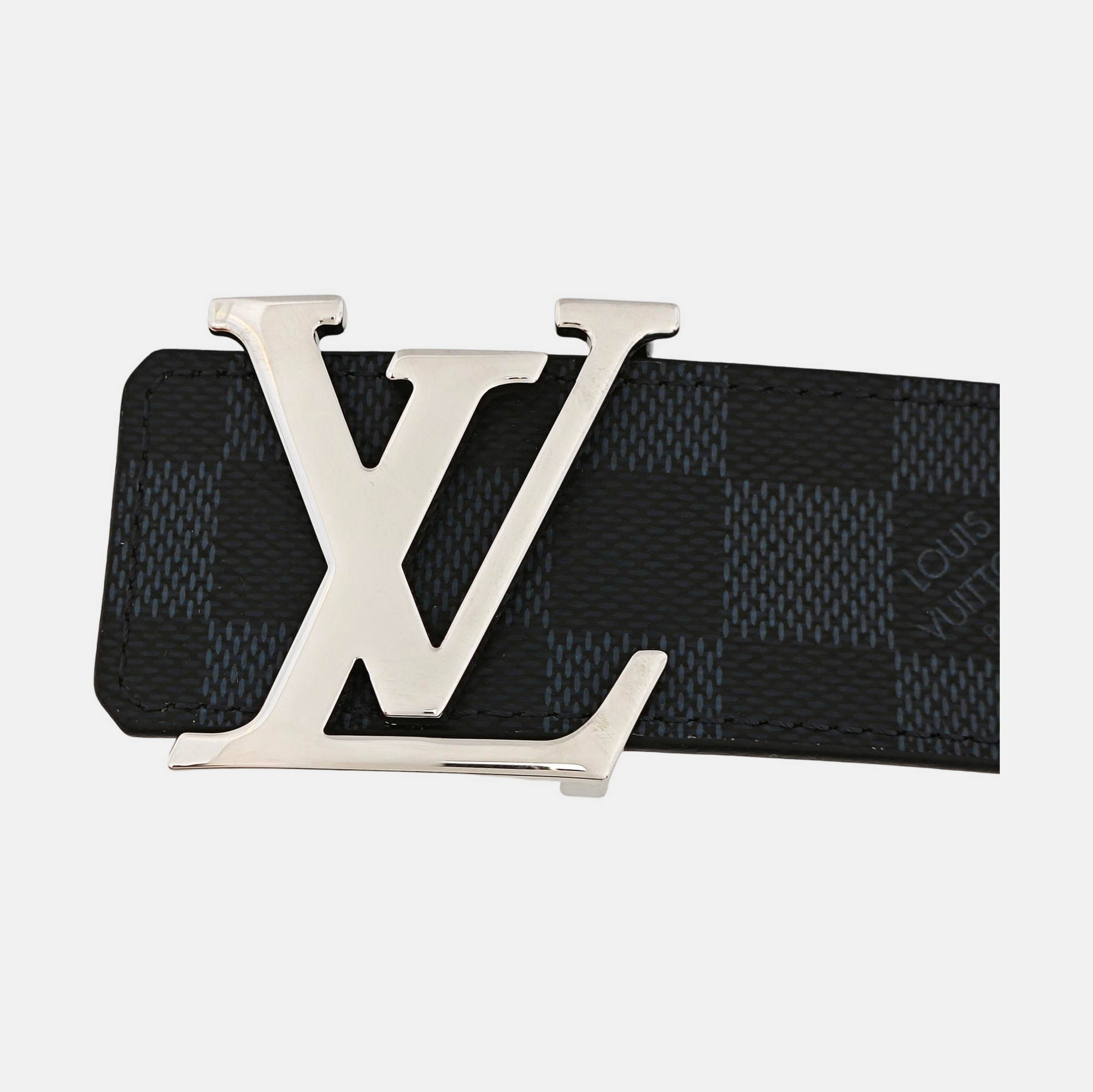 Coated Canvas Belt Blue