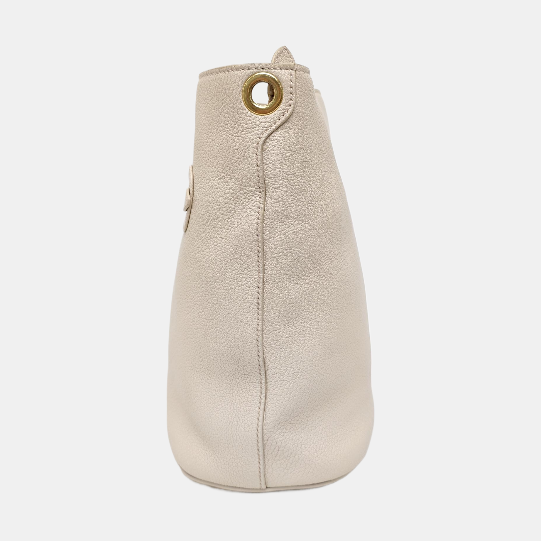 Calfskin Shoulder Bag White
