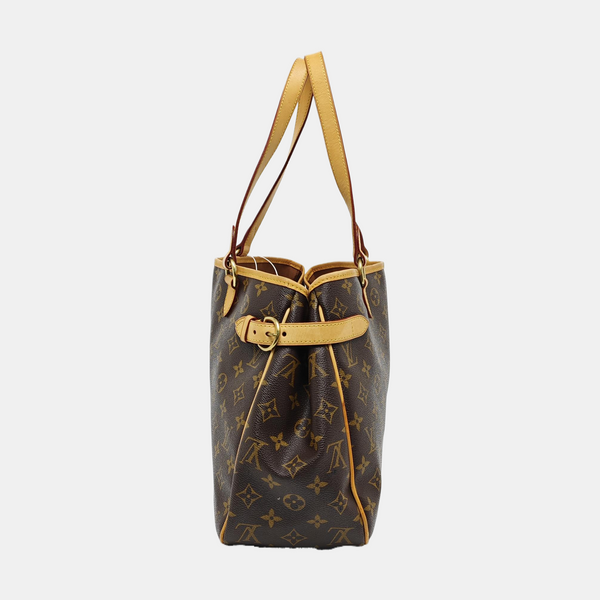BATIGNOLLES GM Monogram Coated Canvas Brown