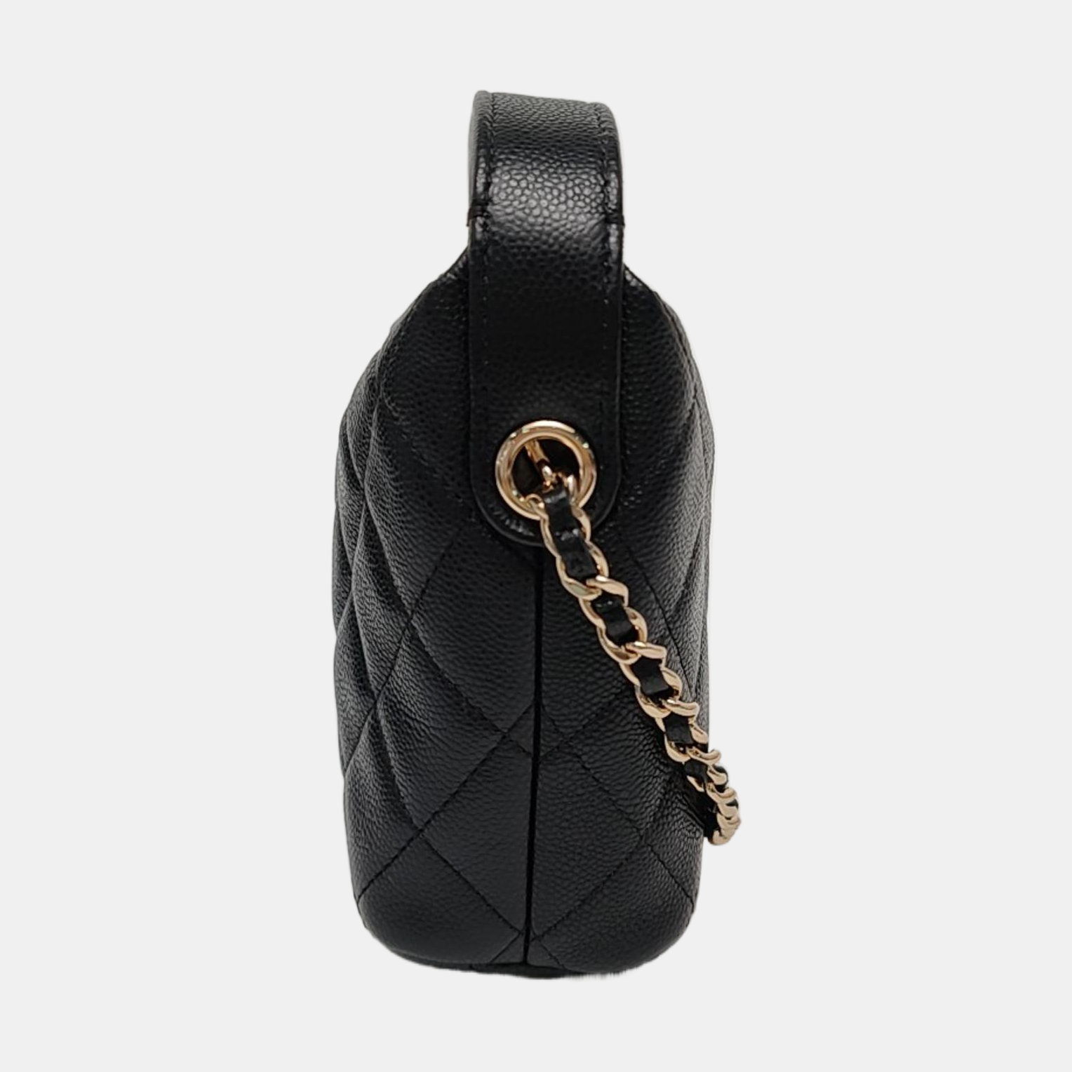 HOBO Quilted Grained Calfskin Black