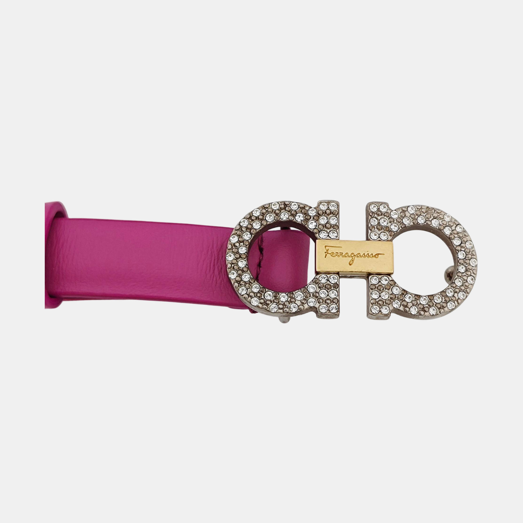 Leather Belt Purple