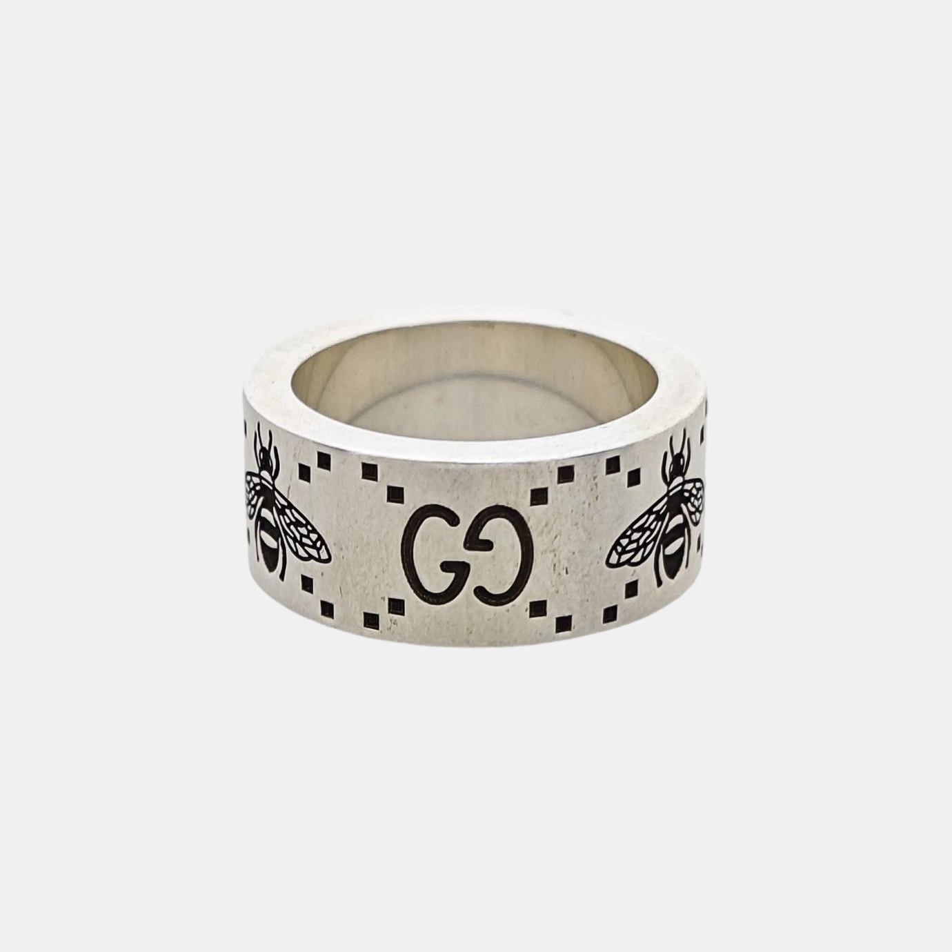 Ghost 925 Sterling Silver Ring EU 51