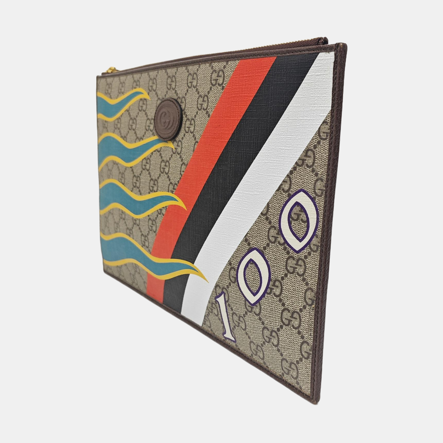Courrier Monogram Coated Canvas Beige