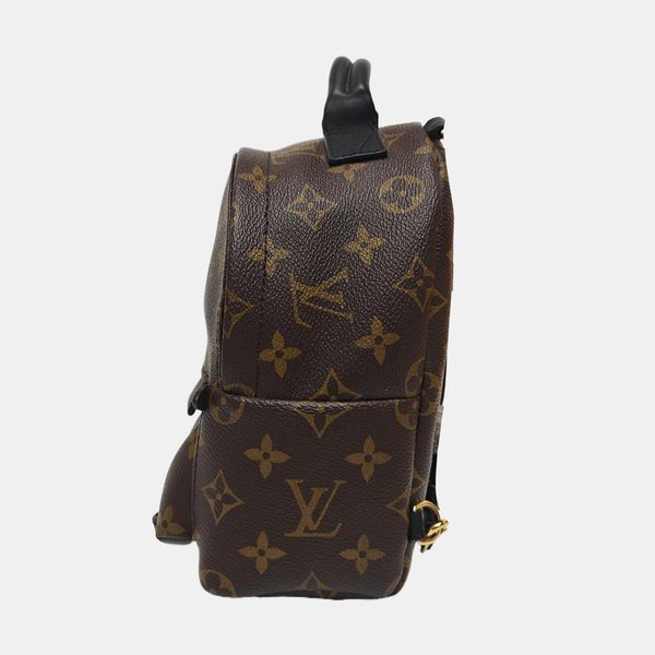 PALM SPRINGS Mini Monogram Coated Canvas Brown