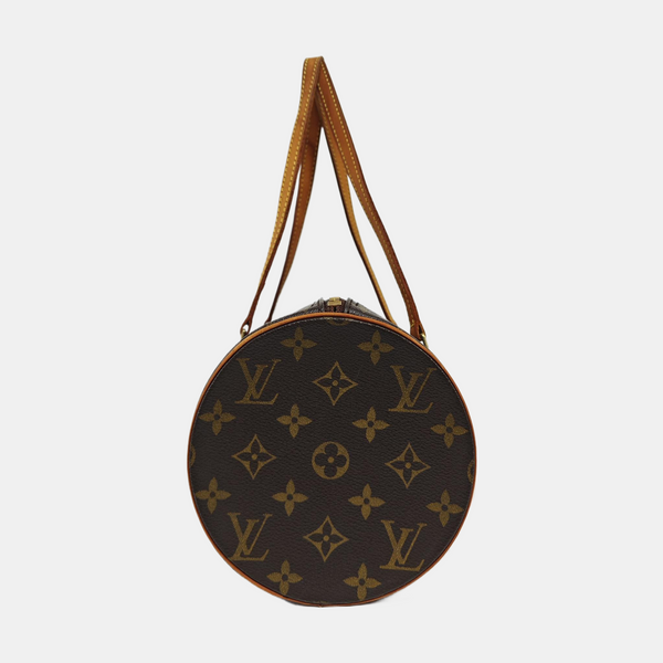 PAPILLON MM Monogram Coated Canvas Brown