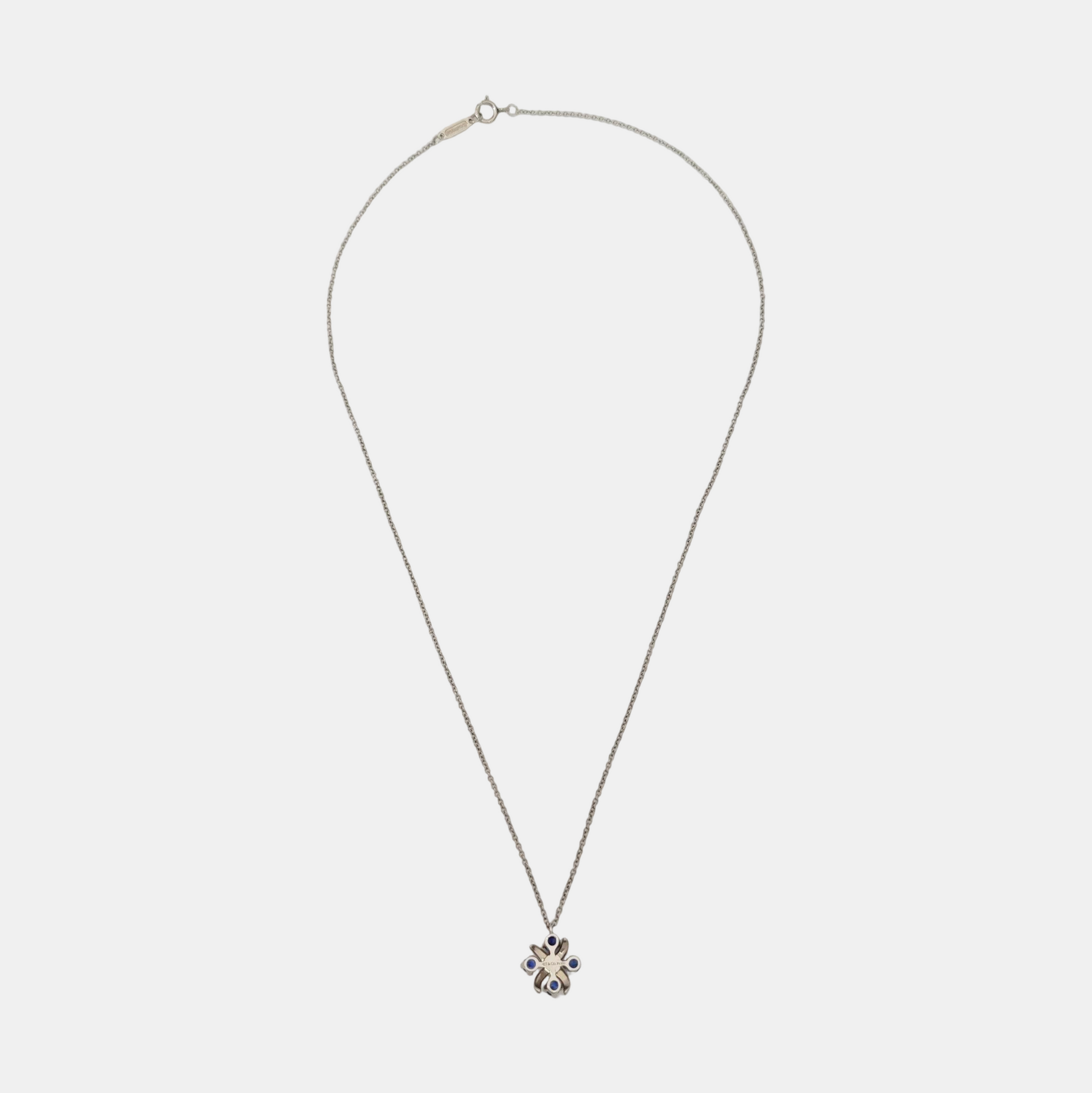 Tiffany &amp; Co. Schlumberger Platinum 950 Silver Necklace
