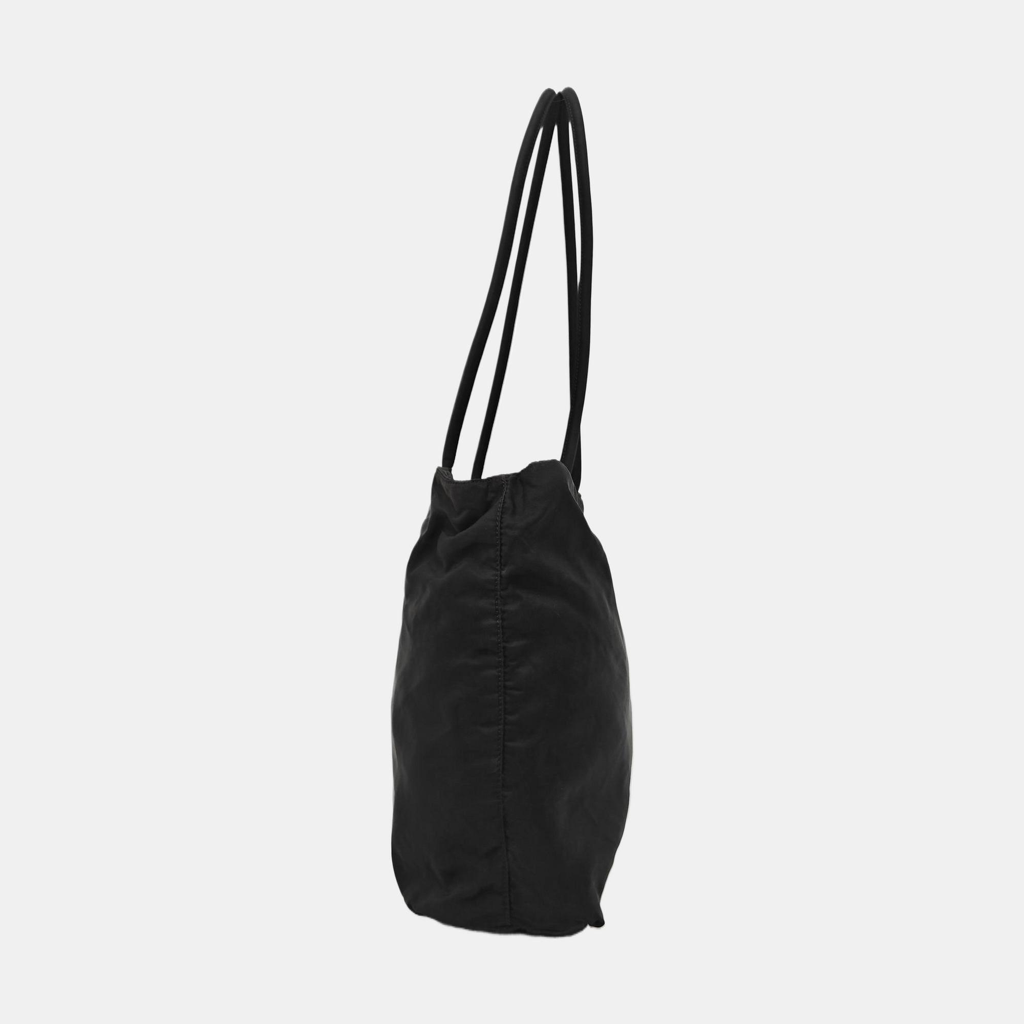 Nylon Tote Bag Black