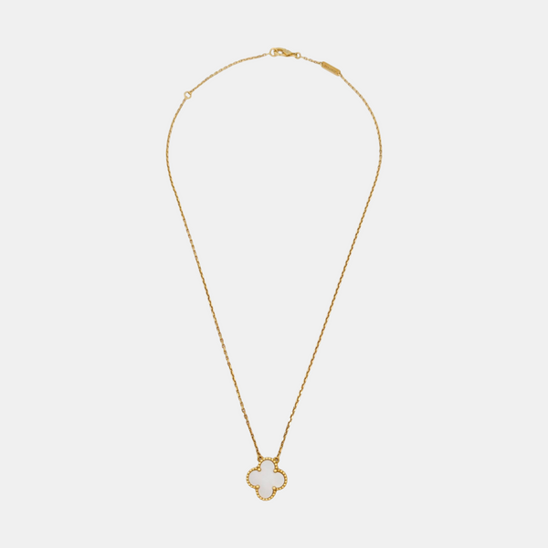 Vintage Alhambra 18k Gold Necklace