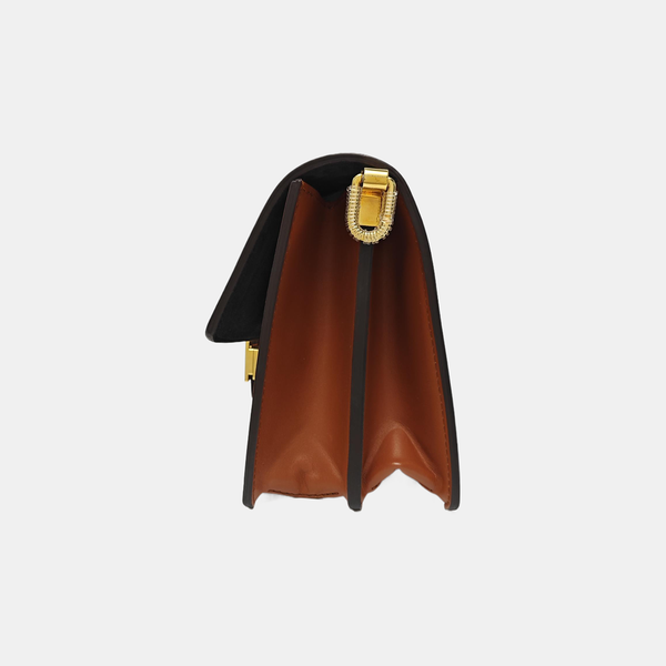 DAUPHINE MM Monogram Coated Canvas Brown