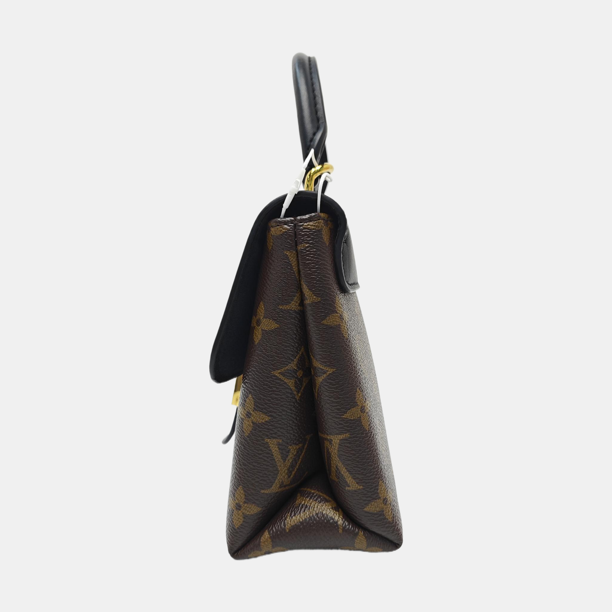 LOCKY BB Monogram Coated Canvas Brown
