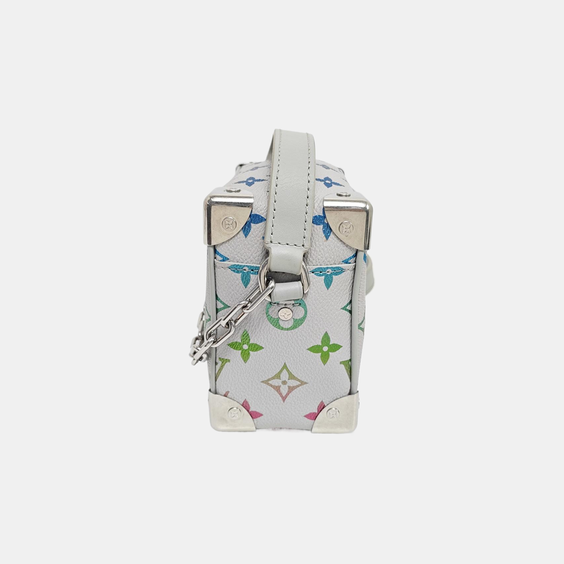 SOFT TRUNK Mini Monogram Coated Canvas White