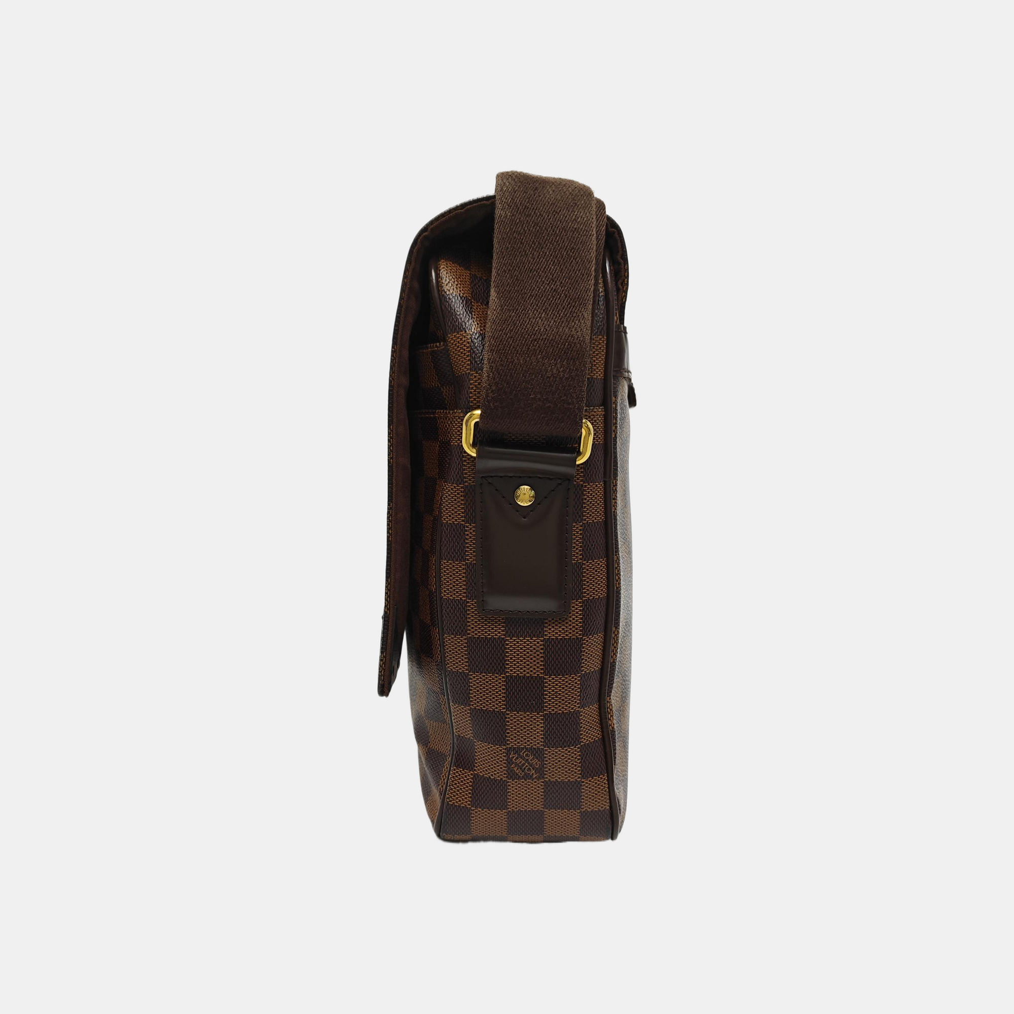 SHELTON Damier Ebene Coated Canvas Brown