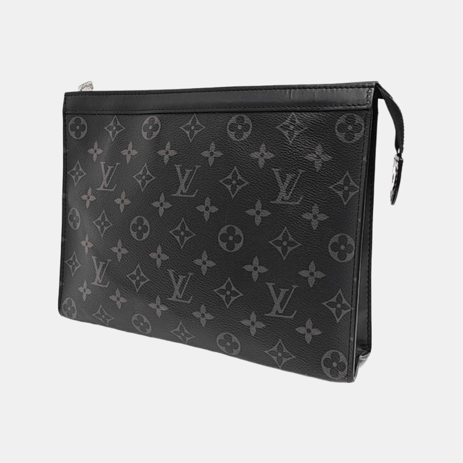 Pochette Voyag MM Monogram Coated Canvas Black