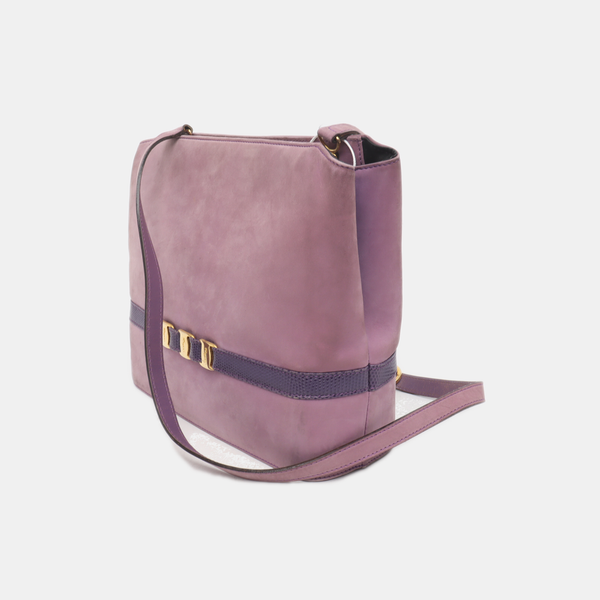 Suede Shoulder Bag Purple
