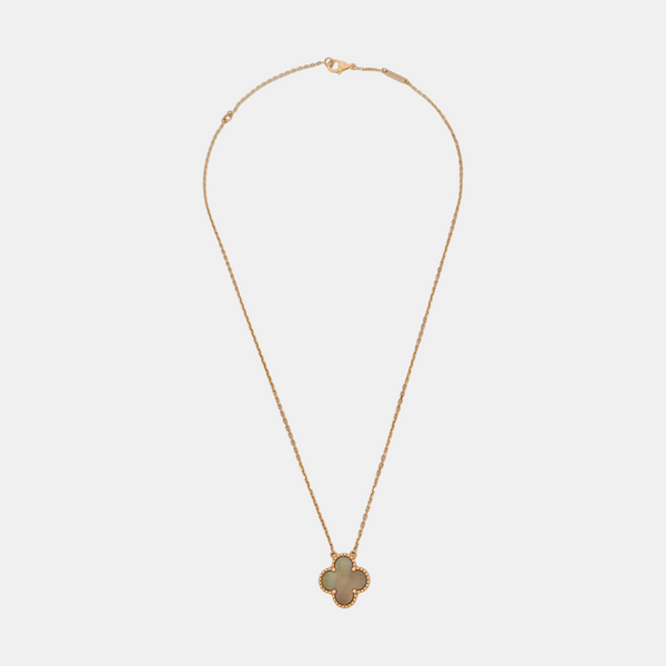 Vintage Alhambra 18k Rose Gold Necklace
