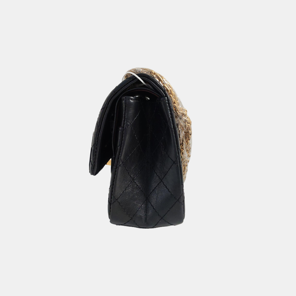2.55 225 (small) Quilted Calfskin Black