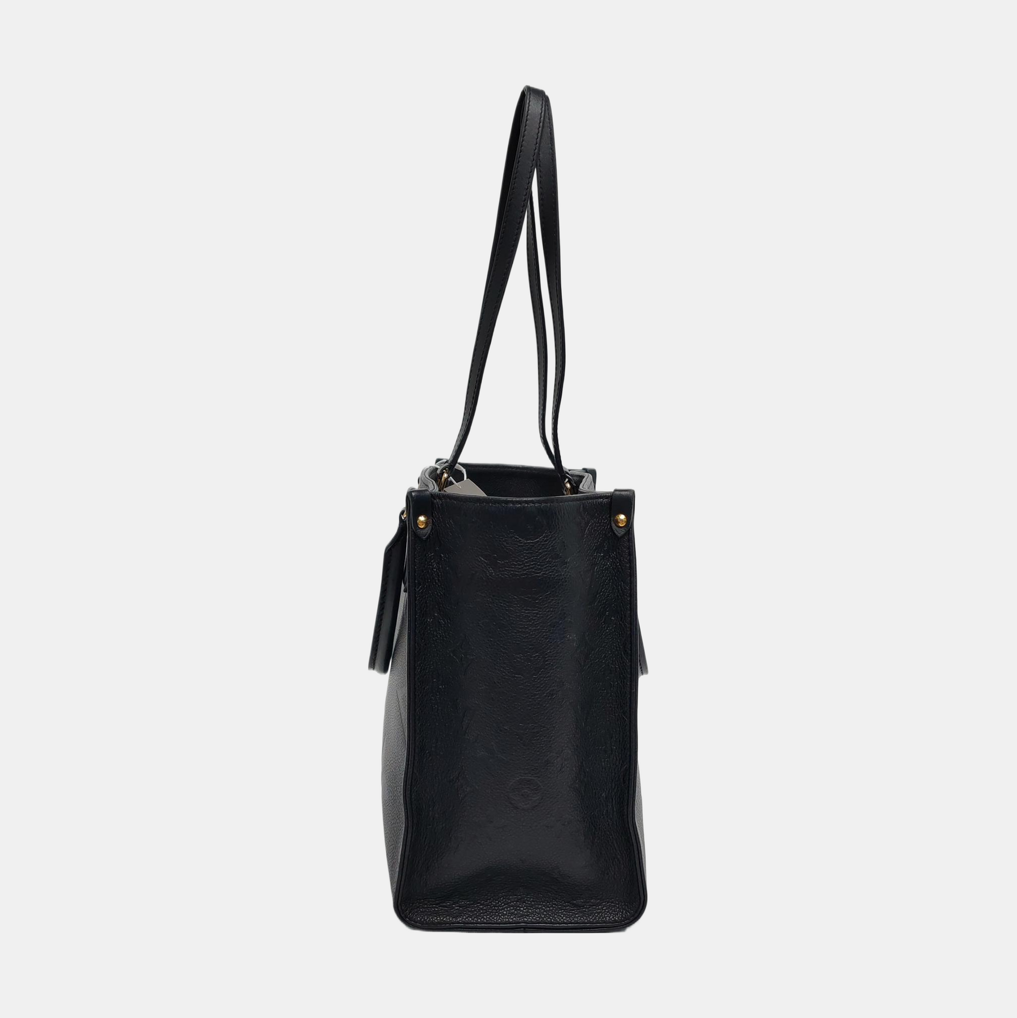 ONTHEGO MM Monogram Calfskin Black