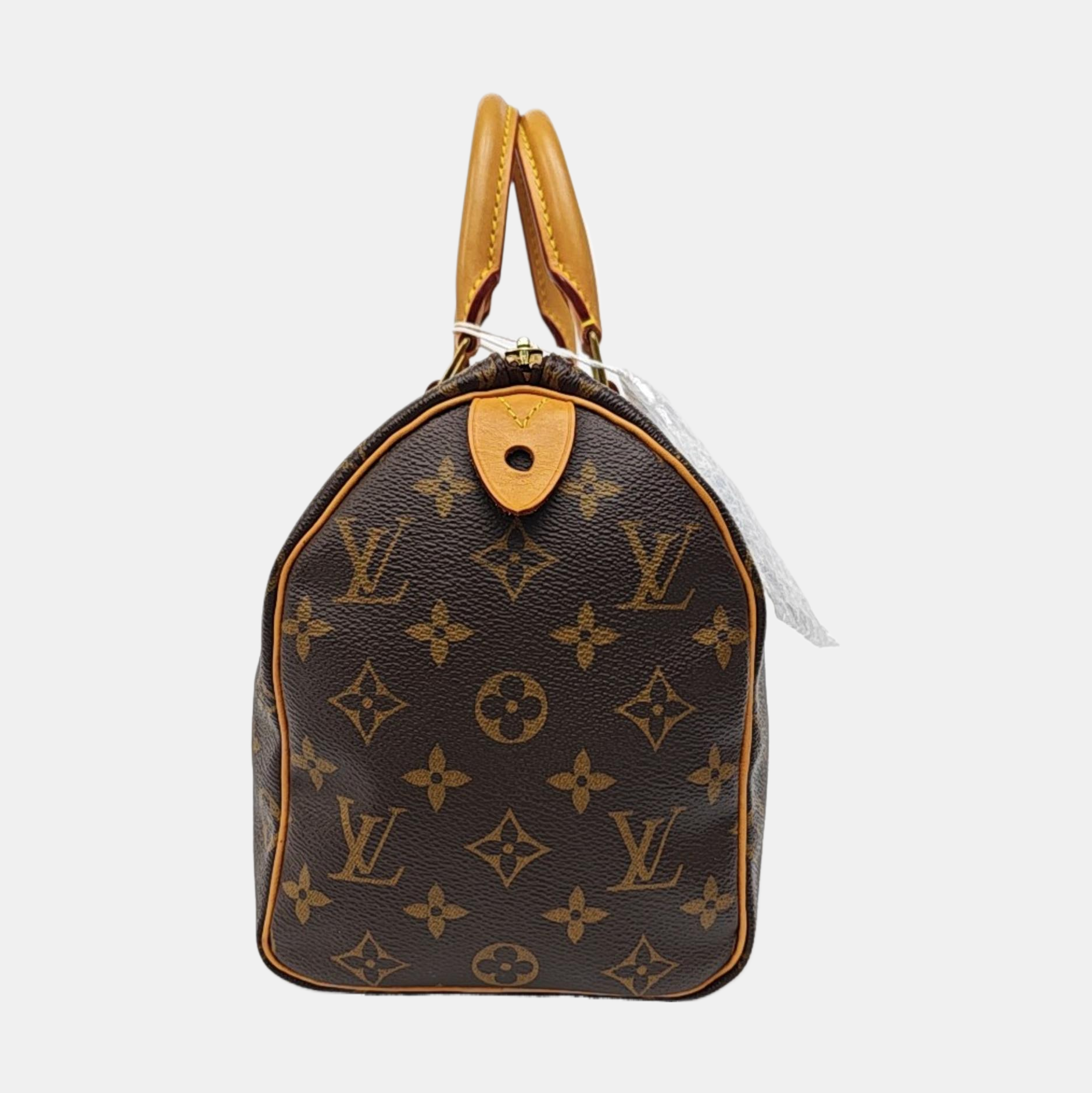 SPEEDY 25 Monogram Coated Canvas Brown