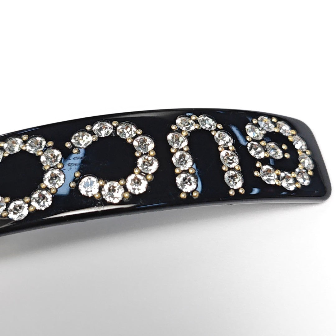 Synthetic Hair Clip Black
