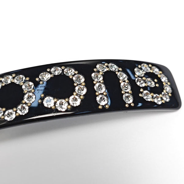 Synthetic Hair Clip Black