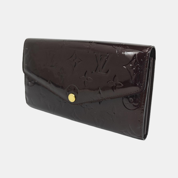 SARAH Patent Leather Red Wallet
